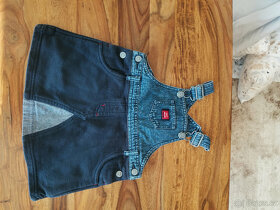 Džínové šatičky, vel. 9 -  12 měsíců - 3