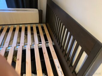 IDANÄS masiv + dýha tmavě hnědá - 3