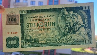 100 Kč 1961 - STAV UNC - Série Z - 3