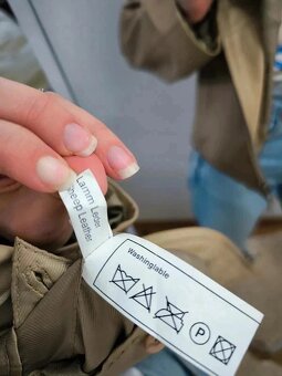 Měkká jehněčí kůže bunda M - 3