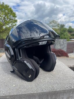 Překlápěcí přilba Scorpion EXO-TECH Pulse černo-červená - 3