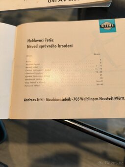 Stihl 041 AV, Návod na obsluhu - 3