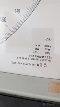 Mechanické váhy 500 kg - 3