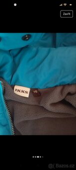 Teplá zimní bunda ikks vel xs 9-11 let - 3
