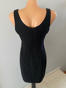 Černobílé elegantní šaty vel. S - 3