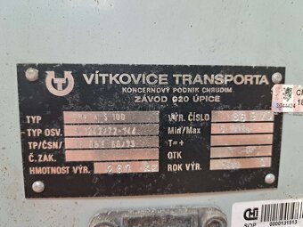 Robustní průmyslová plošinová váha Vítkovice Transporta S 10 - 3