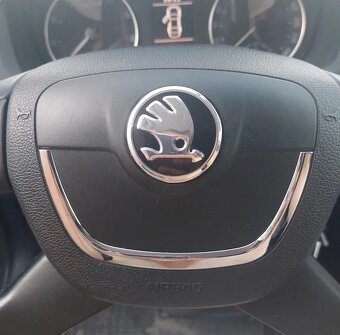 ŠKODA LOGO do volantu 43mm CHROM / 46mm FAREBNE. - 3