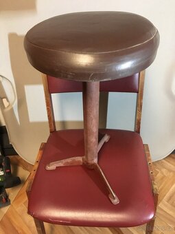 Prodám barové židle stojan na květiny retro - 3