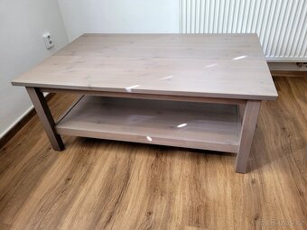Konferenční stolek Hemnes IKEA šedobéžový - 3