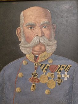 FRANTIŠEK JOSEF- OBRAZ MALBA PORTRÉT - 3