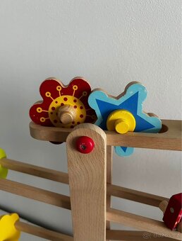 Dřevěná kuličková dráha a labyrint - 3