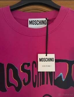 Růžová mikina Moschino - 3