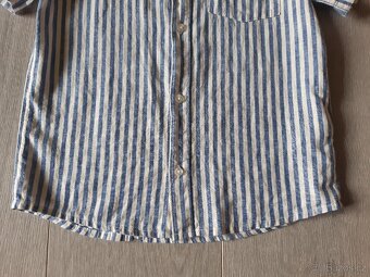 Košile lněná H&M vel. 152 TOP STAV - 3