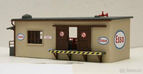 Kancelář čerpací stanice - modelová železnice H0 (1:87) - 3