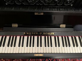 piano pianino A. Nieber & Co, Berlin - 3