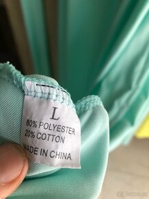 Mentolové společenské šaty s variabilním vazaním - 3