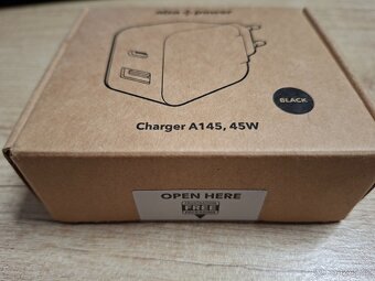 nabíječka mobilu AlzaPower A145 Fast Charge 45W černá - 3