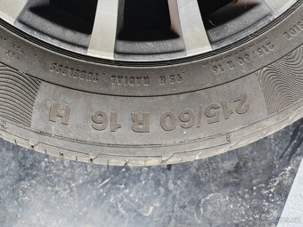 Alu kola R16 5x112 letní pneu Continental - 3