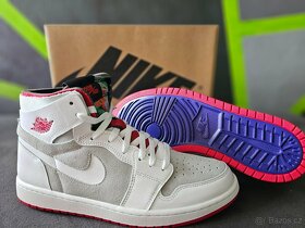Air Jordan 1 Zoom Air CMFT (White/True Red-Light Silver-Dark - 3
