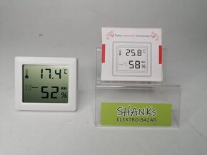 Mini LCD digitální teploměr + vlhkoměr, vnitřní,elektronický - 3