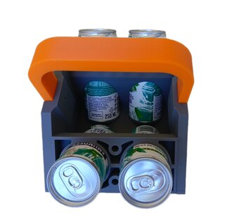 Držák na plechovky - nosič na plechovky 0,25l nebo 0,33l - 3