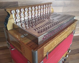 Heligonka (harmonika, akordeon) Hlaváček, TOP stav - 3