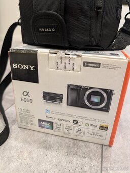 Fotoaparát Sony alpha 6000 (a6000) + dva objektivy - 3