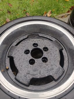 BMW 5x120 old school, límcová sada Borbet CW  , dvojí šíře. - 3