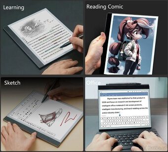 Elektronická čtečka BigMe inkNote color Lite, 10.3 palců - 3