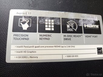 Acer Aspire E17 -es1-711 - 3