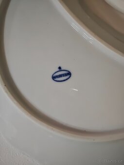 Cibulák meissen podnos + misky na kosti - 3