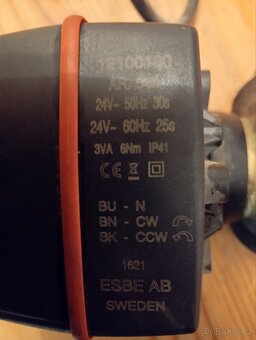 Čtyřcestny ventil 1" + servo pohon 24 DC - 3