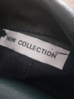 Černá koženková vesta, L - 3