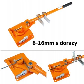 Ohýbačka roxorů, třmínky, haky, železo - 3