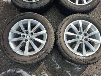 Alu kola 16" Škoda Alaris 5x100 pneu 205/60R16 - 3