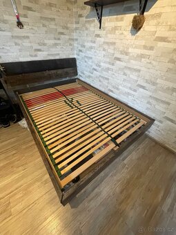 Postel s roštem 140 cm - 3