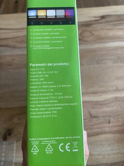 Solární LED světlo 35W s magnetem - 3