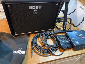 Levoruka Elektricka kytara Vintage,kombo Boss Mk2 - 3