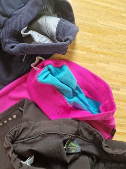 Softshellové kalhoty holka vel.122, 128,134 - 3
