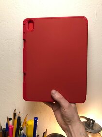 nové pouzdro na iPad 11 / Air a pencil - červené - 3