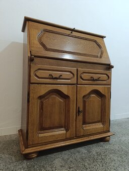 Rustikální sekretář, komoda, masív, Nábytek s příběhem - 3