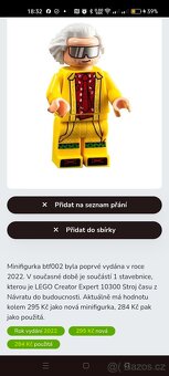 Lego Minifigure Ideas - Doc Brown Navrat do budoucnosti - 3