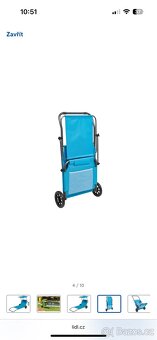 Plážové lehátko se sluneční clonou - 3