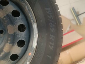 Plechové kola + pneu 195/65 R15 , 5x114 - 3