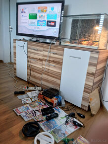 nintendo wii + 12her + prislusenstvi + balancni podlozka - 3