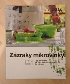 Lékué silikonová nádoba pro vaření v mikrovlnce + kuchařky - 3
