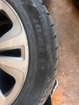 Prodám kompletní sadu alu kol BMW s letními pneumatikami - 3