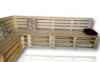 Zahradní lavice v designu palet Sam - 3