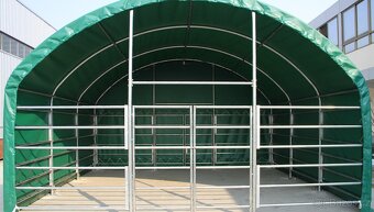 Přístřešek Pro Zvířata 6 X 6 X 3,7 M + Boční Sítě - 3