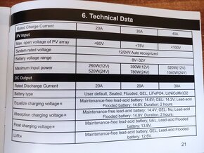 Solární kontroler POW-KEEPER1230./ / Auto 12/24V MPPT a 30A - 3